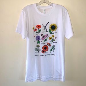 Bloom Where You Are Planted Unisex Tee